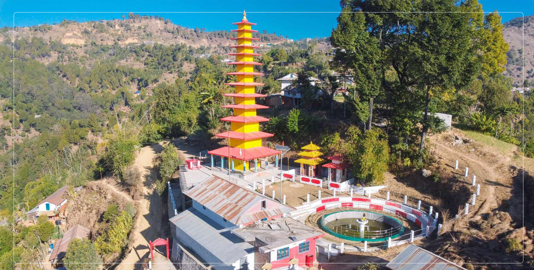 जब उल्का पात भएर पोखरी बन्याे, यस्ताे छ १३ तले मन्दिरकाे महत्त्व 